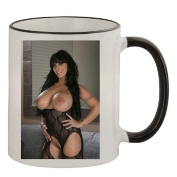 Holly Halston 11oz Colored Rim & Handle Mug