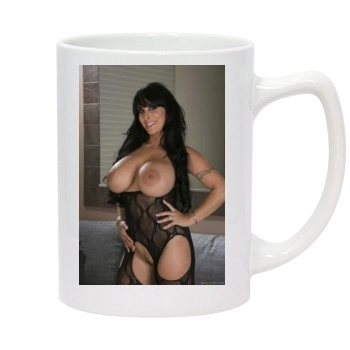 Holly Halston 14oz White Statesman Mug