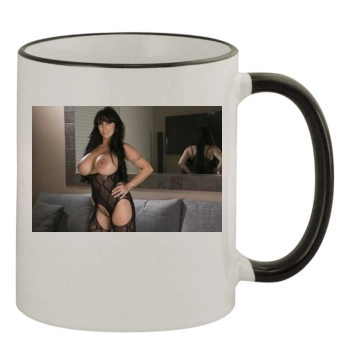 Holly Halston 11oz Colored Rim & Handle Mug