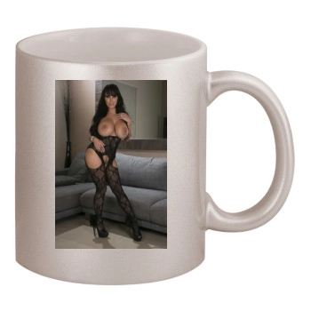 Holly Halston 11oz Metallic Silver Mug