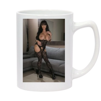 Holly Halston 14oz White Statesman Mug