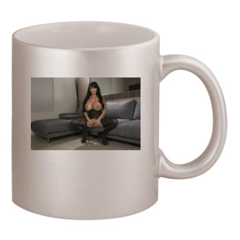 Holly Halston 11oz Metallic Silver Mug