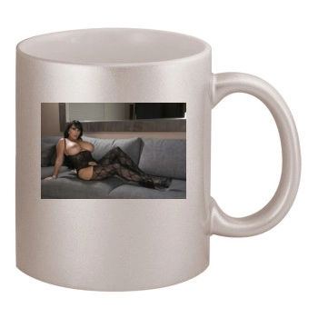 Holly Halston 11oz Metallic Silver Mug