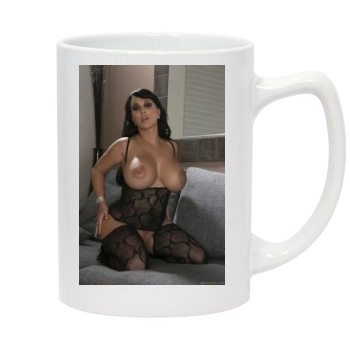 Holly Halston 14oz White Statesman Mug