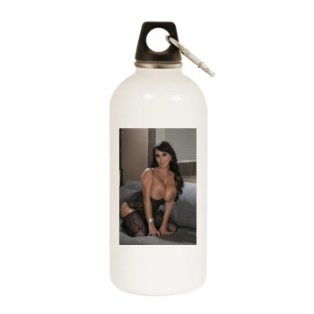 Holly Halston White Water Bottle With Carabiner