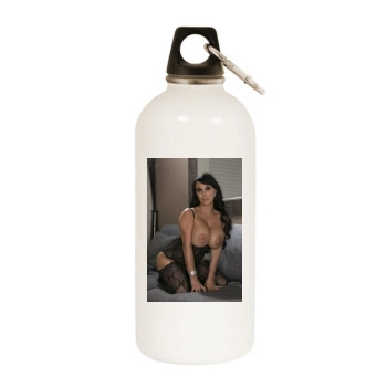 Holly Halston White Water Bottle With Carabiner