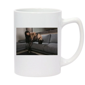 Holly Halston 14oz White Statesman Mug