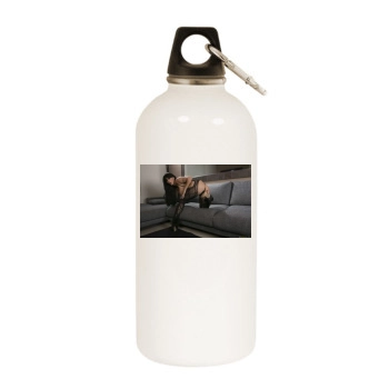 Holly Halston White Water Bottle With Carabiner