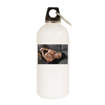 Holly Halston White Water Bottle With Carabiner