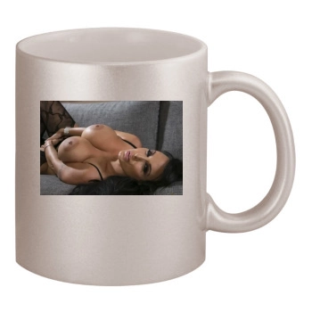 Holly Halston 11oz Metallic Silver Mug