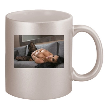 Holly Halston 11oz Metallic Silver Mug