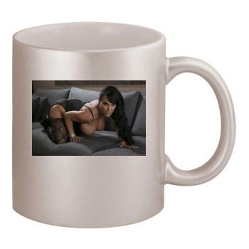 Holly Halston 11oz Metallic Silver Mug