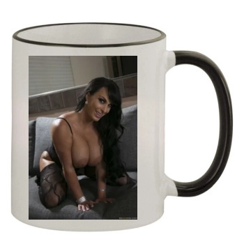 Holly Halston 11oz Colored Rim & Handle Mug