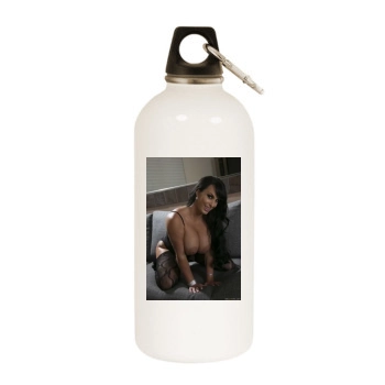 Holly Halston White Water Bottle With Carabiner