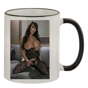 Holly Halston 11oz Colored Rim & Handle Mug