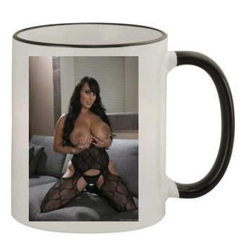 Holly Halston 11oz Colored Rim & Handle Mug