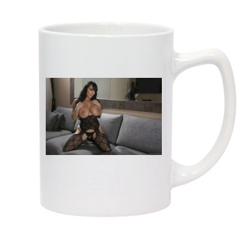 Holly Halston 14oz White Statesman Mug