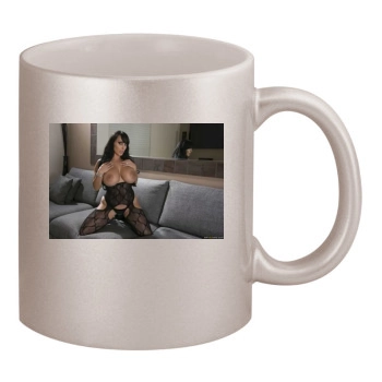 Holly Halston 11oz Metallic Silver Mug