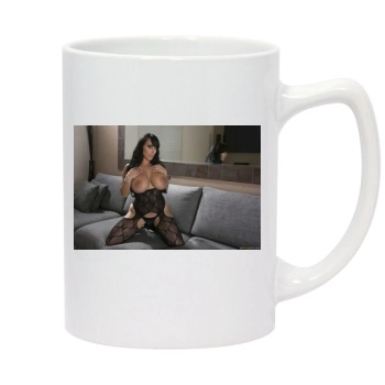 Holly Halston 14oz White Statesman Mug