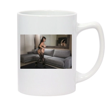 Holly Halston 14oz White Statesman Mug