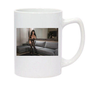 Holly Halston 14oz White Statesman Mug