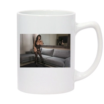 Holly Halston 14oz White Statesman Mug