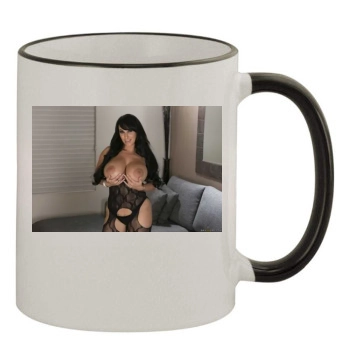 Holly Halston 11oz Colored Rim & Handle Mug