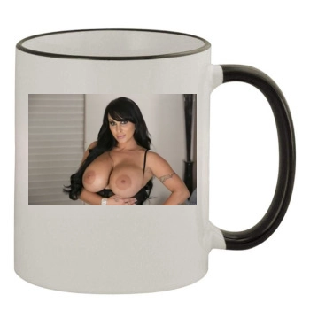 Holly Halston 11oz Colored Rim & Handle Mug