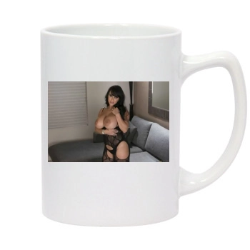 Holly Halston 14oz White Statesman Mug