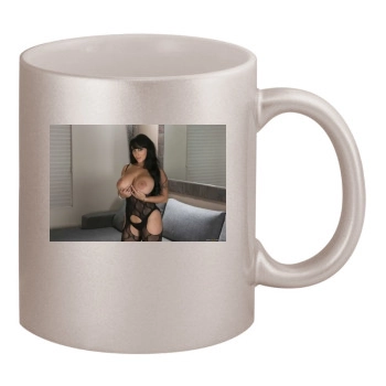 Holly Halston 11oz Metallic Silver Mug