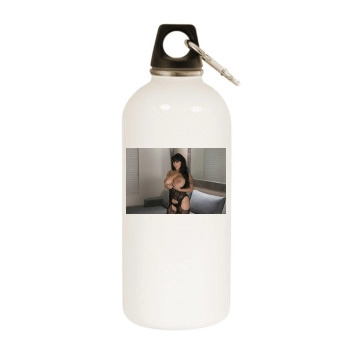 Holly Halston White Water Bottle With Carabiner