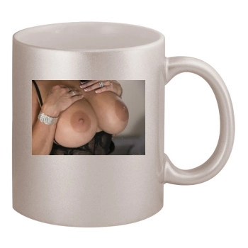 Holly Halston 11oz Metallic Silver Mug