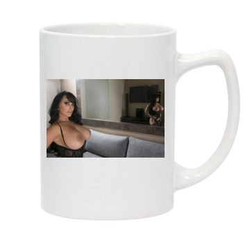 Holly Halston 14oz White Statesman Mug