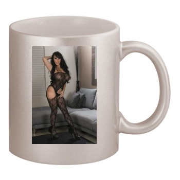 Holly Halston 11oz Metallic Silver Mug