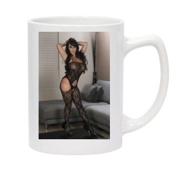 Holly Halston 14oz White Statesman Mug