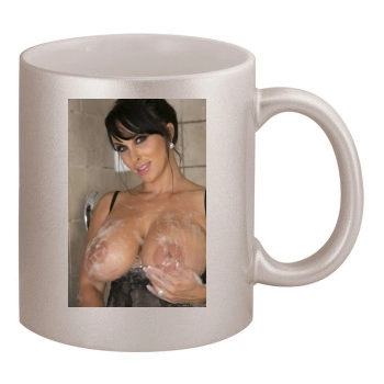 Holly Halston 11oz Metallic Silver Mug