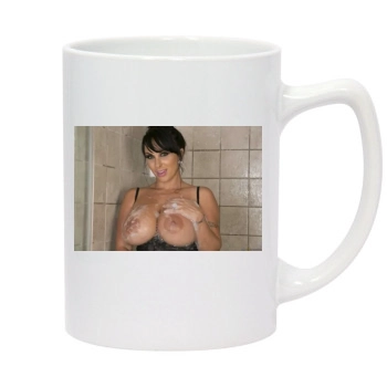 Holly Halston 14oz White Statesman Mug