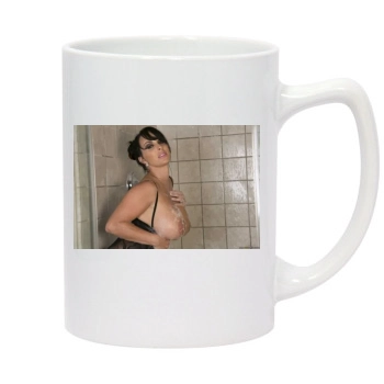 Holly Halston 14oz White Statesman Mug