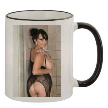 Holly Halston 11oz Colored Rim & Handle Mug