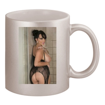 Holly Halston 11oz Metallic Silver Mug