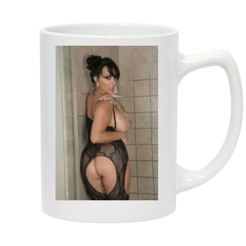 Holly Halston 14oz White Statesman Mug