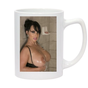 Holly Halston 14oz White Statesman Mug