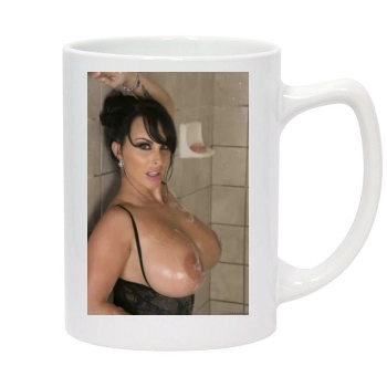 Holly Halston 14oz White Statesman Mug