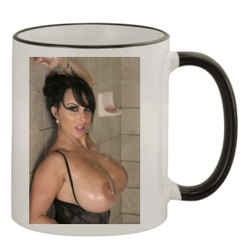 Holly Halston 11oz Colored Rim & Handle Mug