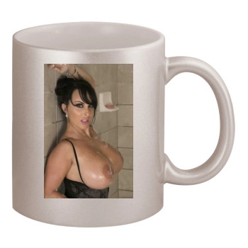 Holly Halston 11oz Metallic Silver Mug