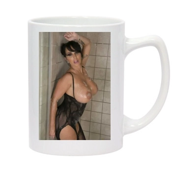 Holly Halston 14oz White Statesman Mug