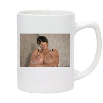 Holly Halston 14oz White Statesman Mug