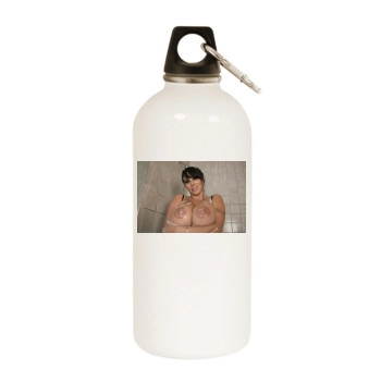 Holly Halston White Water Bottle With Carabiner