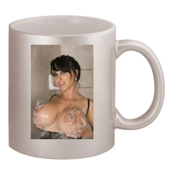 Holly Halston 11oz Metallic Silver Mug