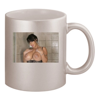 Holly Halston 11oz Metallic Silver Mug